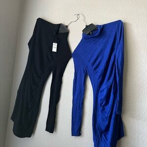 Express, bunddle 2 extra small, sweater dresses turttle neck, black.